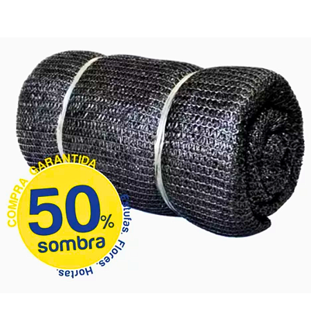 Tela Sombreamento 50% Sombrite 2,00 x 50 metros Horta Sombra
