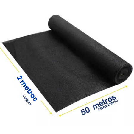 Tela Sombreamento 35% Sombrite 2,00 x 50 metros Horta Sombra