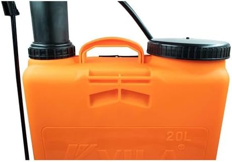 Pulverizador Bomba Veneno Manual 20l Cor Laranja Reforçado