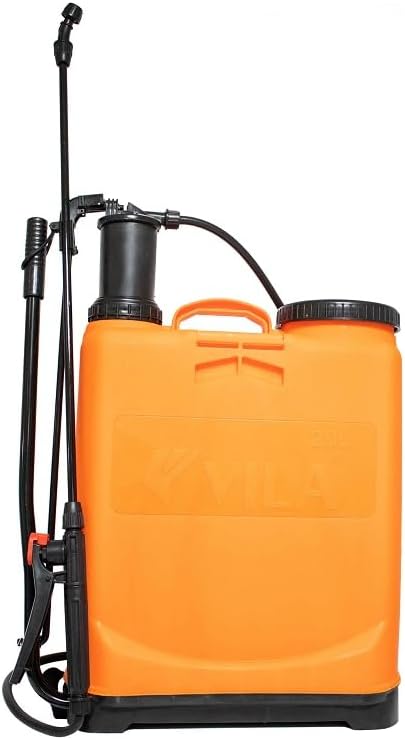 Pulverizador Bomba Veneno Manual 20l Cor Laranja Reforçado
