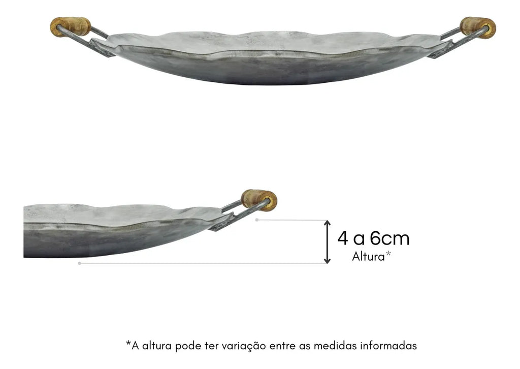 Tacho de Arado 52cm Original em Aço de Carbono
