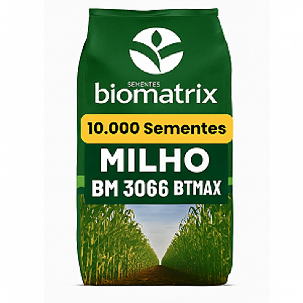 Semente milho 3066 BTMAX - Resistente Milho Verde e Silagem - 10.000 sementes