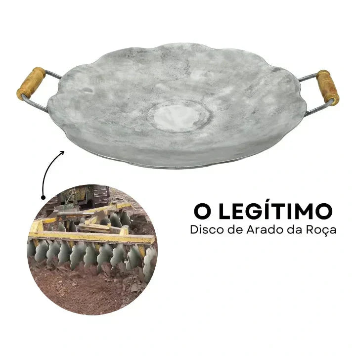 Tacho de Arado 52cm Original em Aço de Carbono