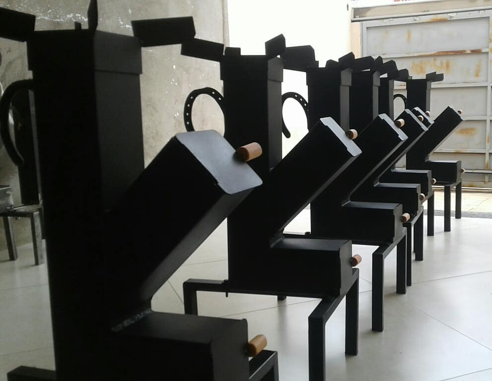 Suporte a Lenha/Carvão