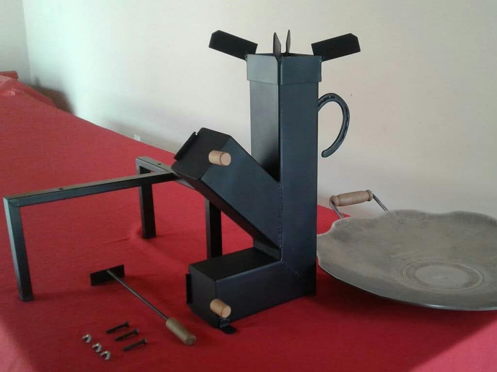 Suporte a Lenha/Carvão