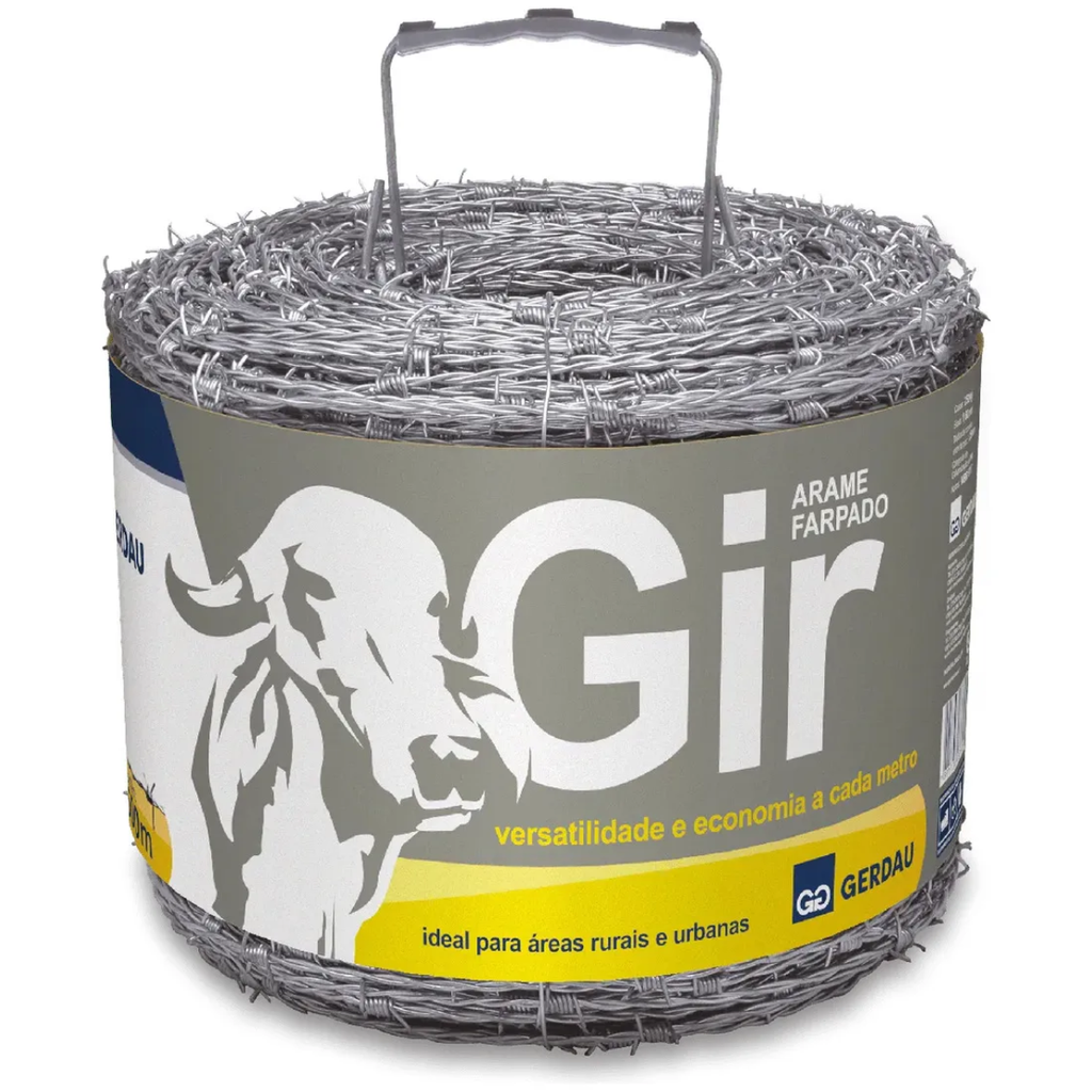 Arame farpado GIR Gerdau - 500 metros